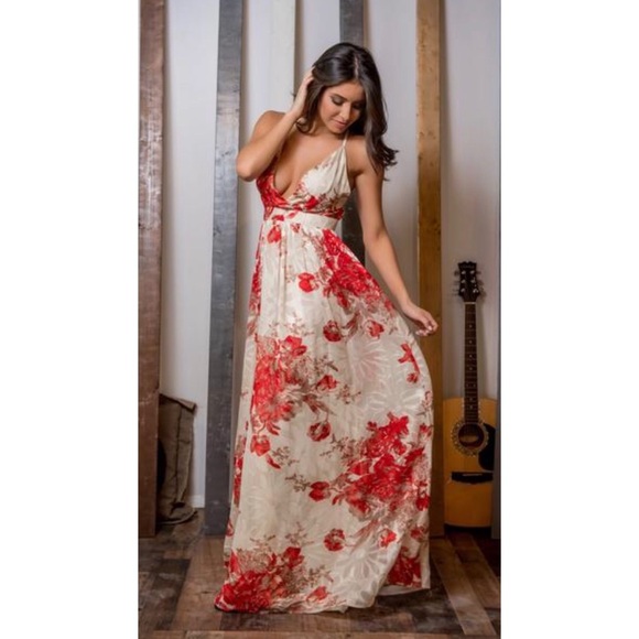 🌹 Floral Maxi Dress - Picture 5 of 5